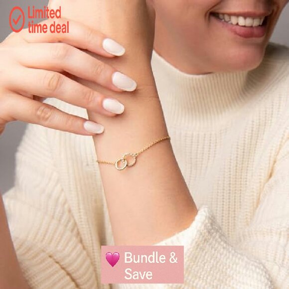 18K Gold Plated Christian Bracelet with Bible Verse, Gift Box - Picture 7 of 8